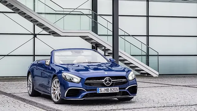 Mercedes-Benz SL-Class facelift revealed ahead of LA debut Mercedes-Benz SL-Class facelift revealed ahead of LA debut